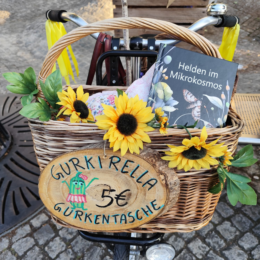 Gurkirella Stofftasche mit Logo und Etikett — Merchandise zum Packaging Design aus dem Spreewald